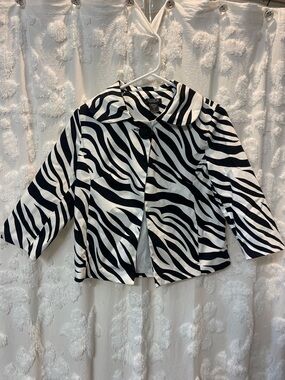 Moka Sport zebra print blazer
